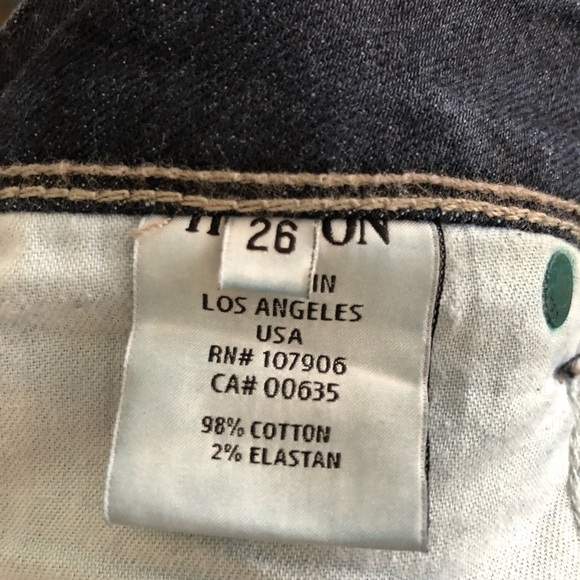 Hudson Blue Midrise Beth Baby Boot Jeans 26 - Picture 4 of 11